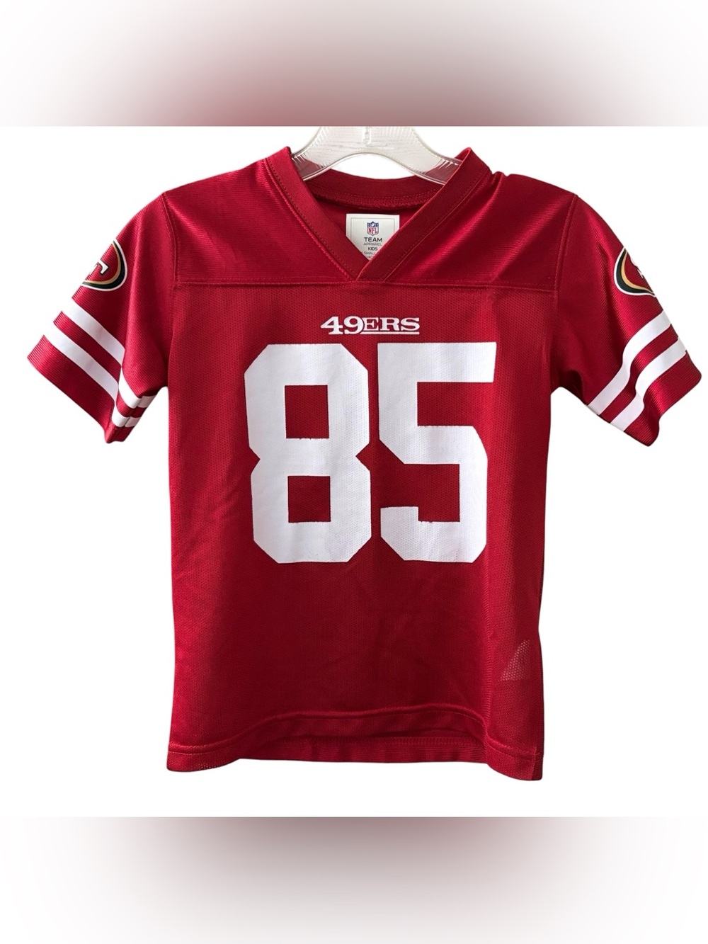 George Kittle #85 San Francisco 49ers Jersey Kids XS 4/5 NFL Team Apparel